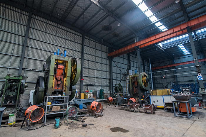 洛阳网架配件-锥头加工车间